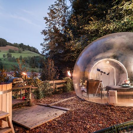 Living Timeless- Bubble Tent Elzach Inklusive Hot Tube Badefass- Schlafen Unterm Sternenhimmel ภายนอก รูปภาพ