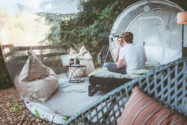 Living Timeless- Bubble Tent Elzach Inklusive Hot Tube Badefass- Schlafen Unterm Sternenhimmel ภายนอก รูปภาพ