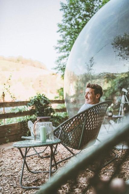 Living Timeless- Bubble Tent Elzach Inklusive Hot Tube Badefass- Schlafen Unterm Sternenhimmel ภายนอก รูปภาพ