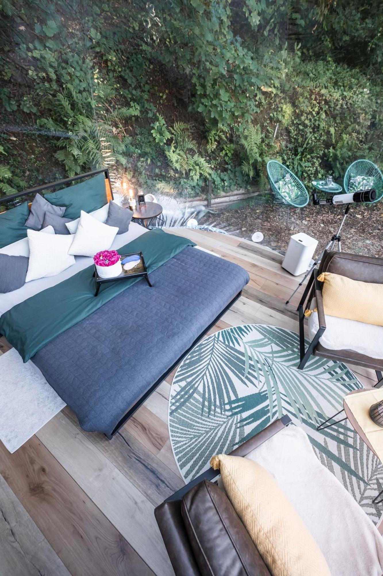 Living Timeless- Bubble Tent Elzach Inklusive Hot Tube Badefass- Schlafen Unterm Sternenhimmel ภายนอก รูปภาพ